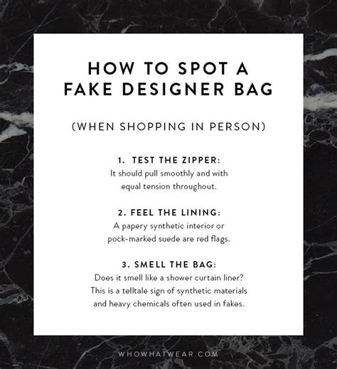 How to Tell a Bag Is Fake in 30 Seconds Flat 